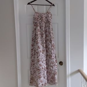2 for $20 - Covet Mauve Gray Floral Maxi Dress